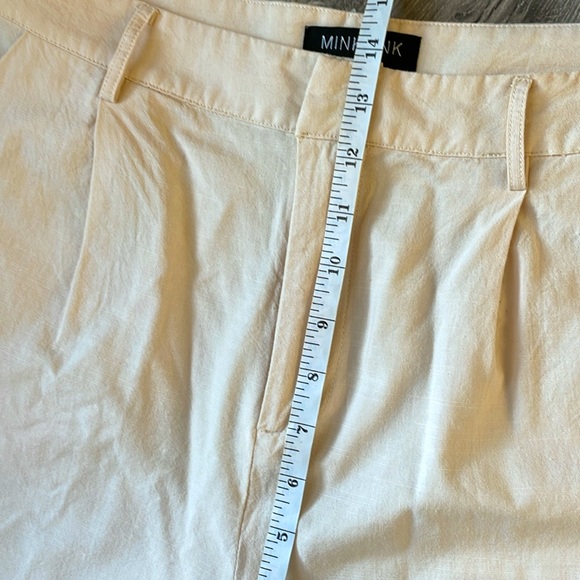 Mink Pink  Cream Fabella Wide Leg Palazzo Pant with Double Pleat . - Picture 4 of 8